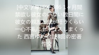 [中文字幕]IPX-386 1ヶ月間禁欲し彼女のいない數日間に彼女の親友と気が狂うくらい一心不亂にセックスしまくった 西宮ゆめ 合計8回の密著性交！