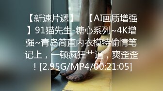 【新速片遞】   【AI画质增强】91猫先生-糖心系列~4K增强~青岛简直内衣模特偷情笔记上，一顿疯狂艹逼，爽歪歪！[2.95G/MP4/00:21:05]